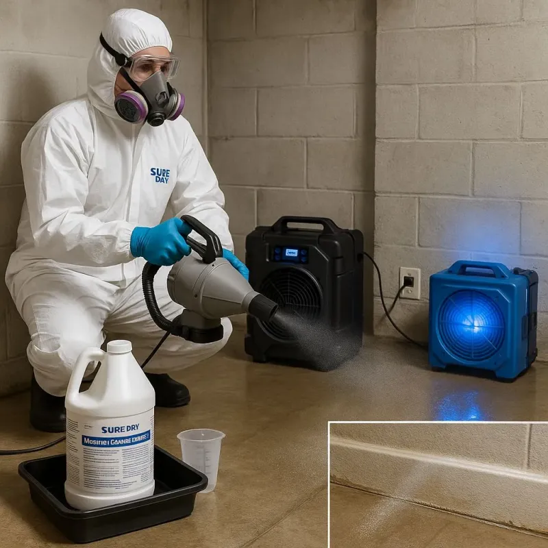 Sanitization and Odor Removal process in Reading, MA